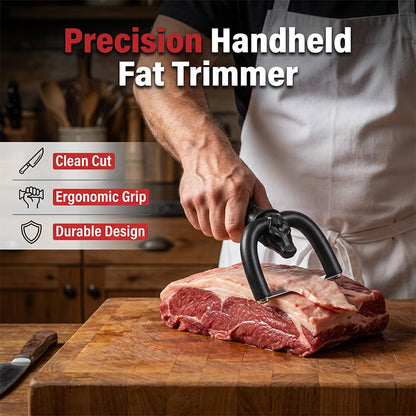 🥩 50% OFF NOW! Handheld fat trimmer for beef & pork – U-shaped blade holder, stainless steel blades, and ergonomic grip – perfect for grilling, meal prep, and cooking for large groups 🍖