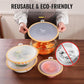 🥗 Airtight Silicone Food Cover for Bowls, Plates & Leftovers