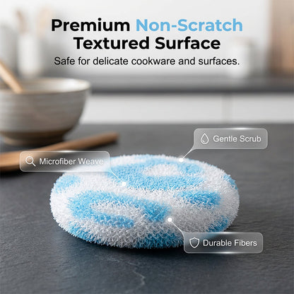 🔥Limited-time offer: Buy 1 Get 1 Free🎁：🧽 Spherical Kitchen Scrubber for Tough Everyday Messes