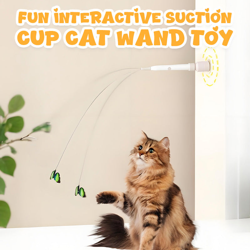 Interactive Suction-Cup Cat Wand – product image