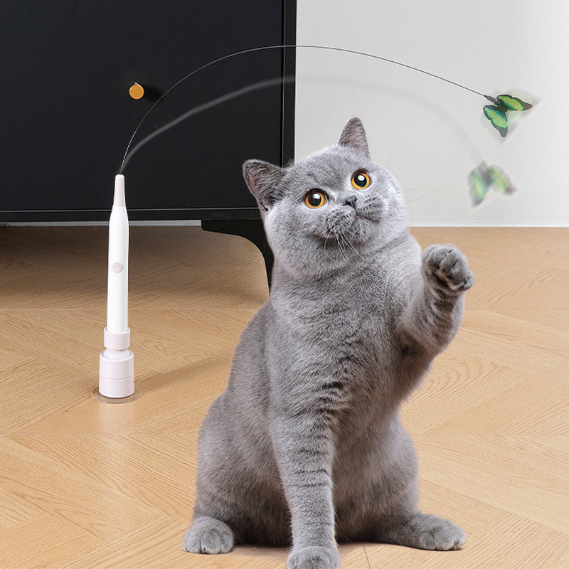 Interactive Suction-Cup Cat Wand – product image