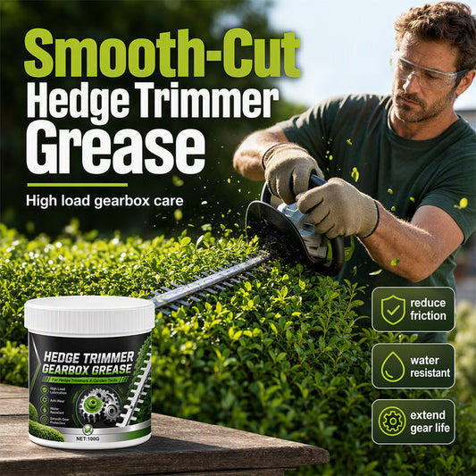 ⚙️ Hedge Trimmer Gear Grease with Applicator Brush
