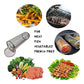 🍖 Stainless Steel Rolling Grilling Basket with Long Handle