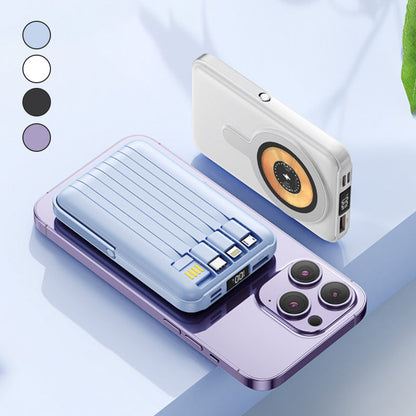 Magnetic Power Bank With Stand & Cable