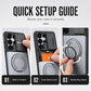 📱 Samsung Galaxy Wallet Case with Hidden Card Holder
