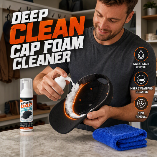 🧢 No-Rinse Baseball Cap Foam Cleaner