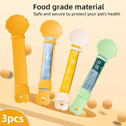 🐱 Cat Treat Squeeze Feeder Spoon