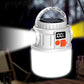 🏕️ Solar Camping Lantern with Digital Battery Display