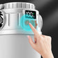 🏕️ Solar Camping Lantern with Digital Battery Display
