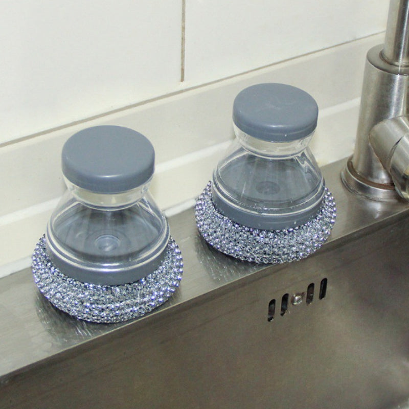 Soap-Dispensing Dish Scrubber – product image