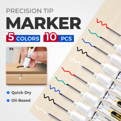 🛠️ Precision Tip Quick-Dry Oil-Based Marker Pen