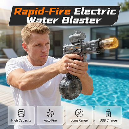 🔫 Rapid-Fire Water Action Without Manual Pumping
