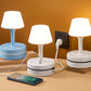 💡 Bedside Lamp with AC Outlets and USB Ports