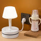 💡 Bedside Lamp with AC Outlets and USB Ports