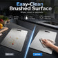 🔪 Stainless Steel Double-Sided Cutting Board