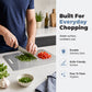 🔪 Stainless Steel Double-Sided Cutting Board