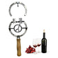 🍷 Vintage Wall-Mounted Horseshoe Wine Opener
