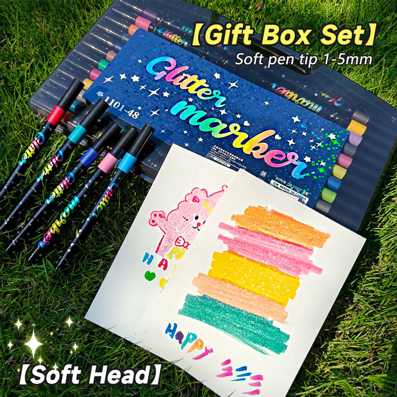 Glitter Art Marker Set – product image