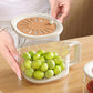 🔥HOT SALE 50%OFF🔥2 in 1 Draining Basket with Lid