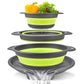 🥗 3-Piece Collapsible Colander Set with Draining Base