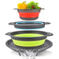 🥗 3-Piece Collapsible Colander Set with Draining Base