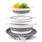 🥗 3-Piece Collapsible Colander Set with Draining Base