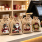 🎉 2026 Sale — Over 23,000 Sold!🎄 Christmas Drawstring Gift Bags‑Santa & Reindeer Polyester Pouches 🎁