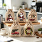 🎉 2026 Sale — Over 23,000 Sold!🎄 Christmas Drawstring Gift Bags‑Santa & Reindeer Polyester Pouches 🎁