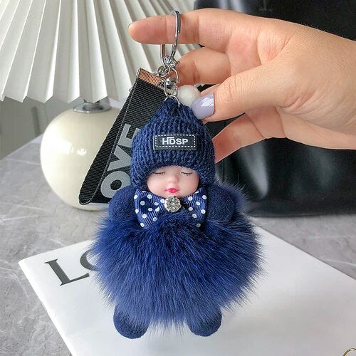 Soft Plush Doll Keychain – product image