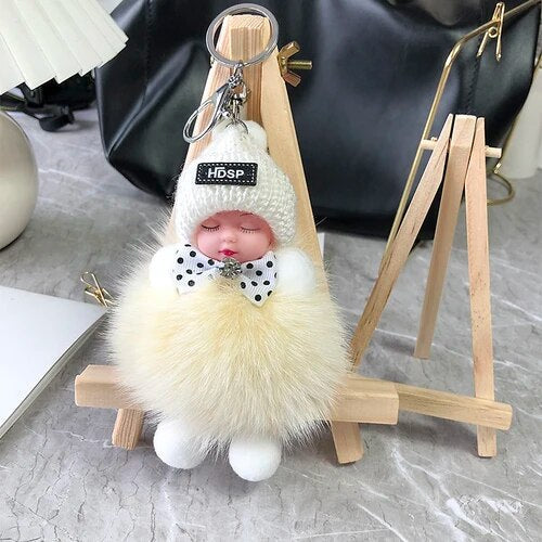 Soft Plush Doll Keychain – product image