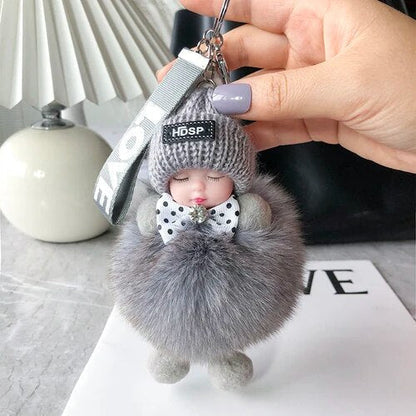 Soft Plush Doll Keychain – product image