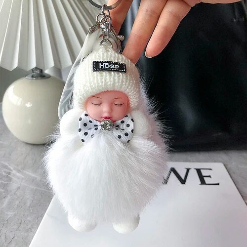Soft Plush Doll Keychain – product image