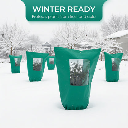 🌿 Winter Plant Frost Cover with Drawstring Closure