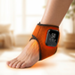 🔥 Cordless Ankle Heating Pad with Vibration Massage