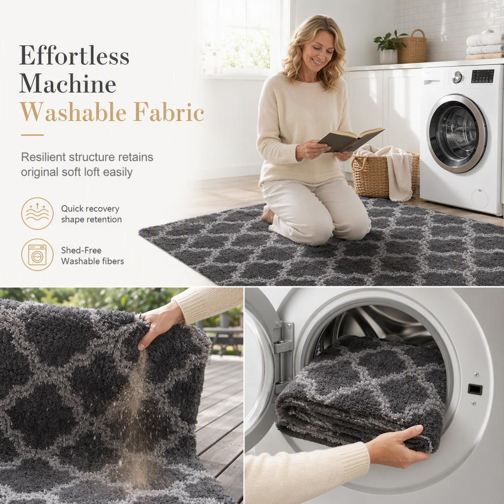 Plush Gradient Area Rug – product image