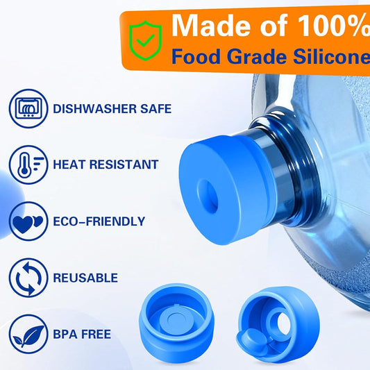 💧 Reusable Silicone Water Container Cap