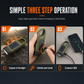 🔦 Hand-Crank Solar Flashlight for Outdoor and Backup Lighting
