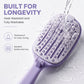 💜 Foldable Self-Cleaning Vent Hairbrush | Travel Ready