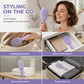 💜 Foldable Self-Cleaning Vent Hairbrush | Travel Ready