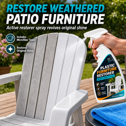 🌿 Restore the Look of Weathered Plastic Patio Furniture