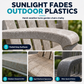 🌿 Restore the Look of Weathered Plastic Patio Furniture