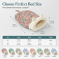 Semi-Enclosed Plush Pet Bed – product image