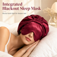 ✨ Help Keep Hair Smooth While You Wind Down🌙 2-in-1 Satin Sleep Bonnet with Built-In Eye Mask