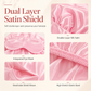 ✨ Help Keep Hair Smooth While You Wind Down🌙 2-in-1 Satin Sleep Bonnet with Built-In Eye Mask