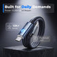 Charge Any Device Instantly! No-Overcharge 100W Braided Cable