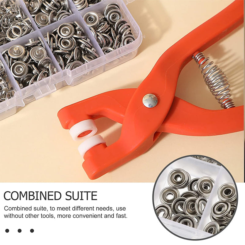 Sew-Free Snap Fastener Plier Kit – product image