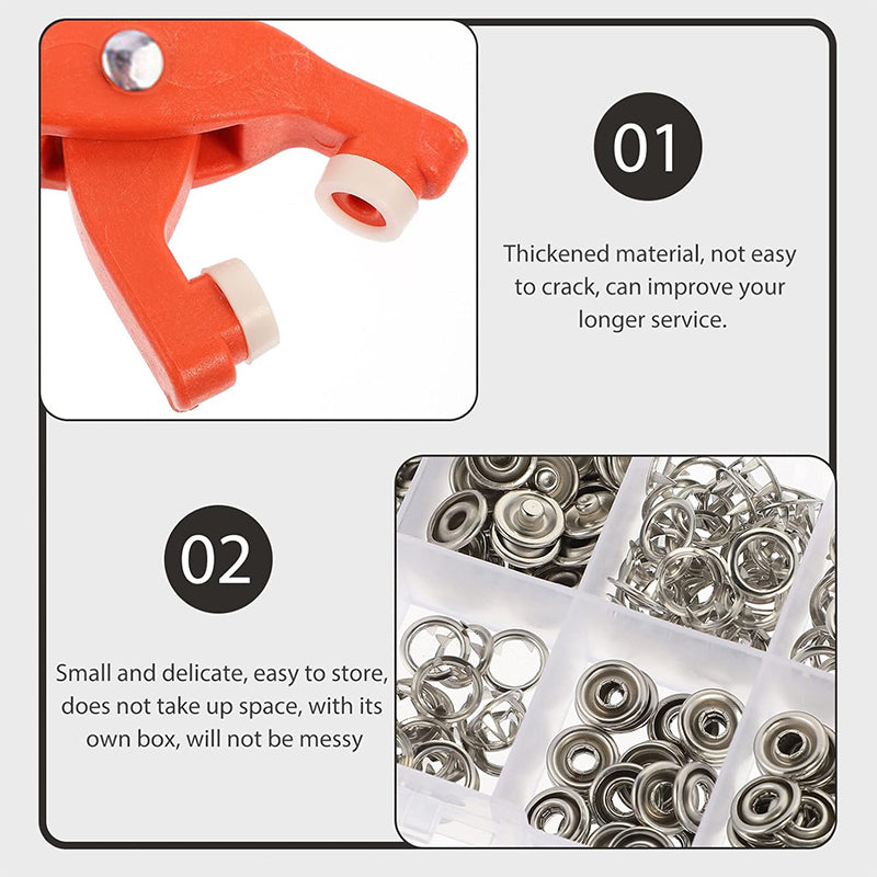 Sew-Free Snap Fastener Plier Kit – product image