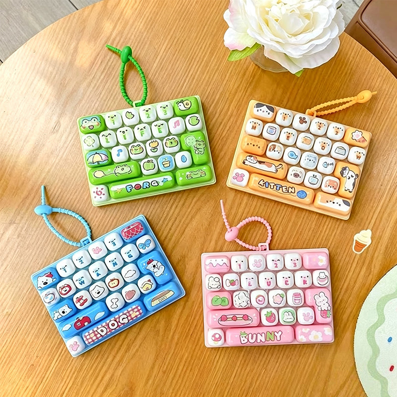 Keyboard Button Keychain Fidget Toy – product image