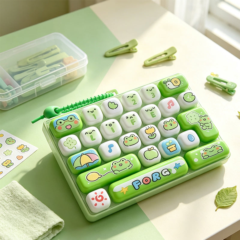 Keyboard Button Keychain Fidget Toy – product image