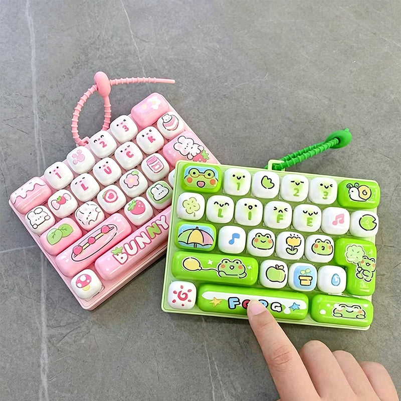 Keyboard Button Keychain Fidget Toy – product image